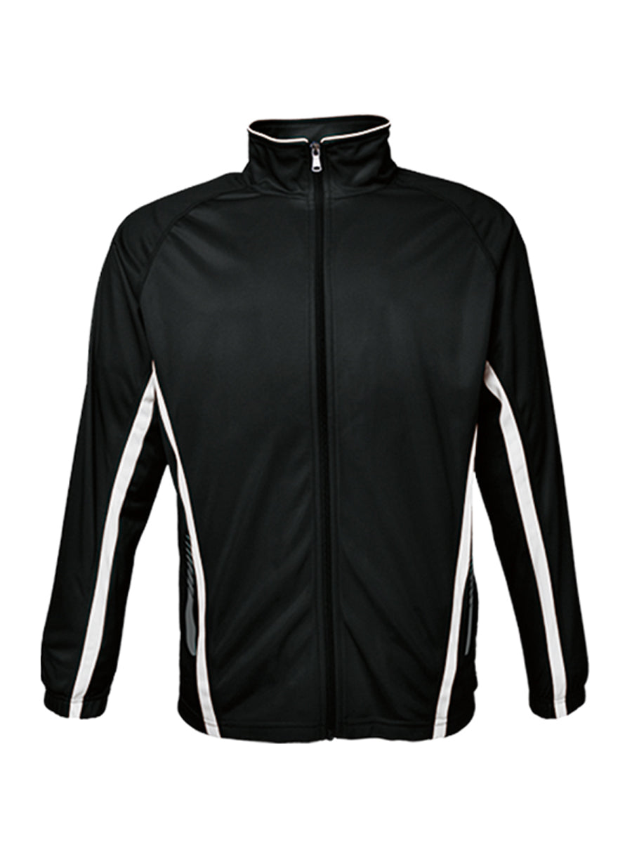 Unisex Adults Elite Sports Track Jacket in Black/White