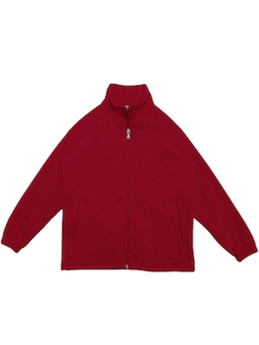 Unisex Adults Poly/Cotton Fleece Zip Through Jacket, Bocini