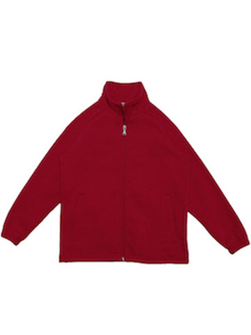 Unisex Adults Poly/Cotton Fleece Zip Through Jacket, Bocini