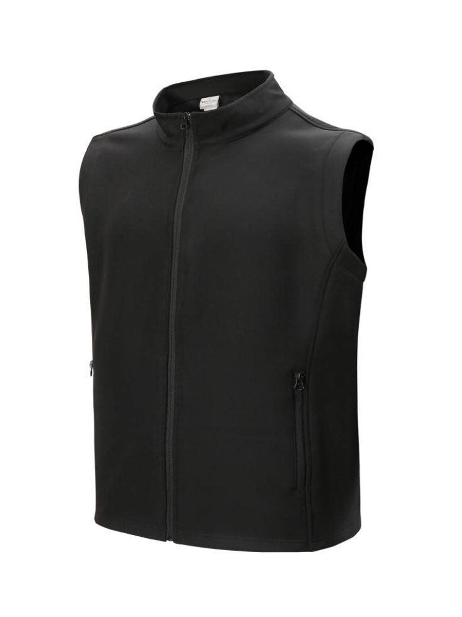 Kids Softshell Vests in Black