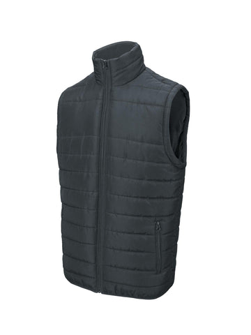 Kids Puffer Vest in Charcoal