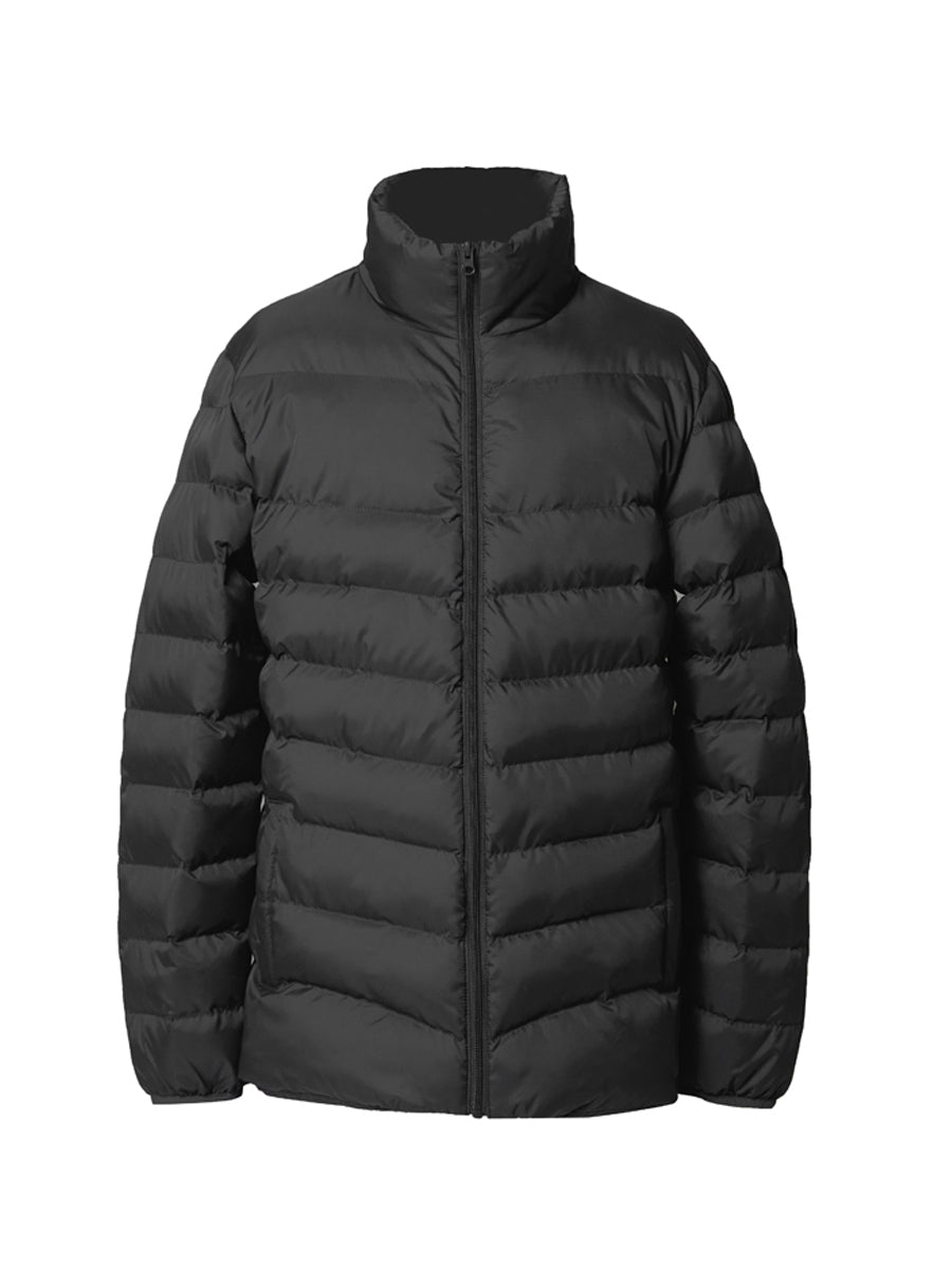 Puffer jacket in Charcoal