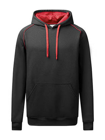 Inner Hood Contrast Fleecy Hoodie, Bocini