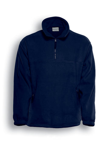 Unisex Adults Polar Fleece 1/2 Zip in Navy