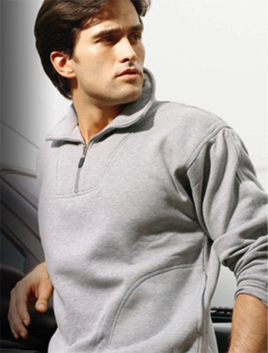Unisex Adults 1/2 Zip Fleece With Pocket, Bocini