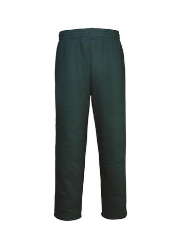 Kids Double Knee Track Pants in Bottle Green