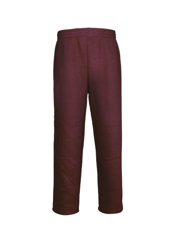 Kids Double Knee Track Pants in Maroon