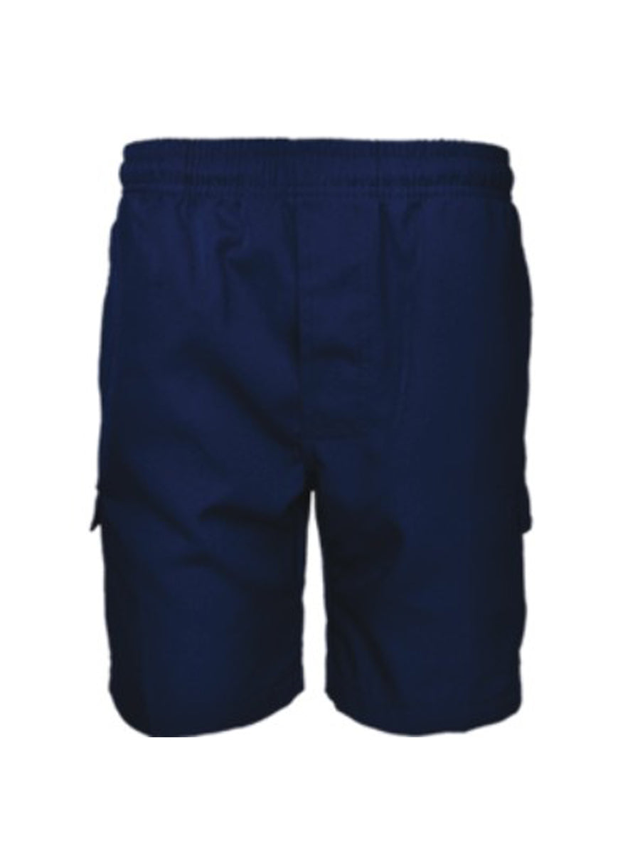 Kids School Cargo Shorts in Navy