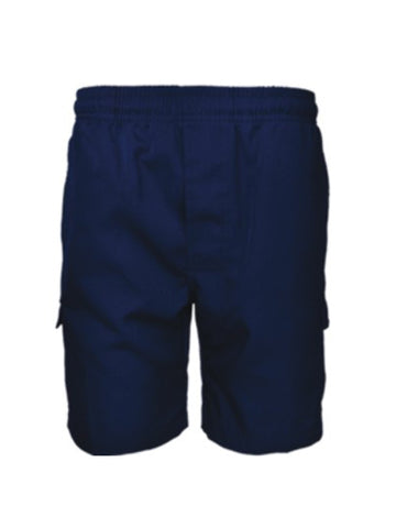 Kids School Cargo Shorts in Navy