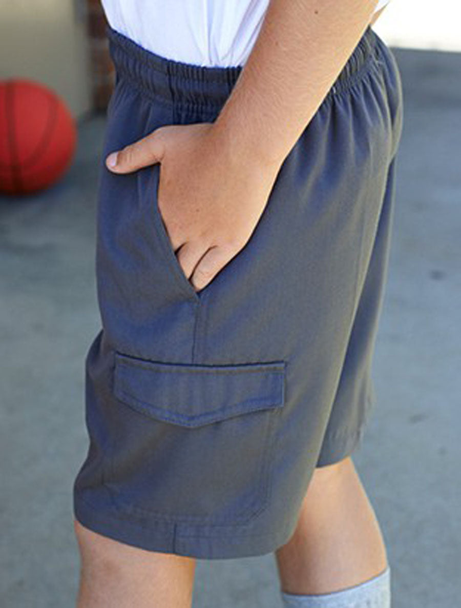 Kids School Cargo Shorts, Bocini