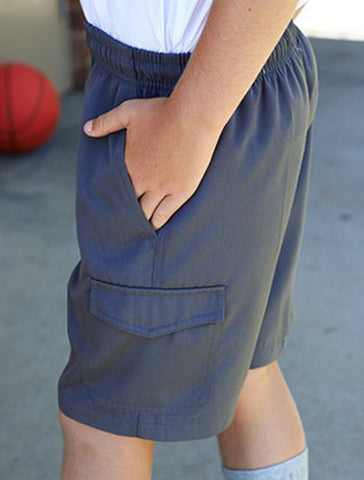 Kids School Cargo Shorts, Bocini