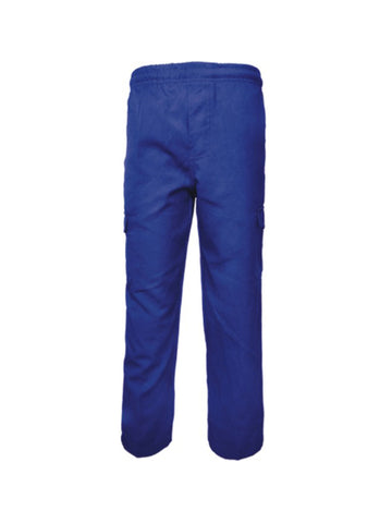 Kids School Cargo Pants in Royal