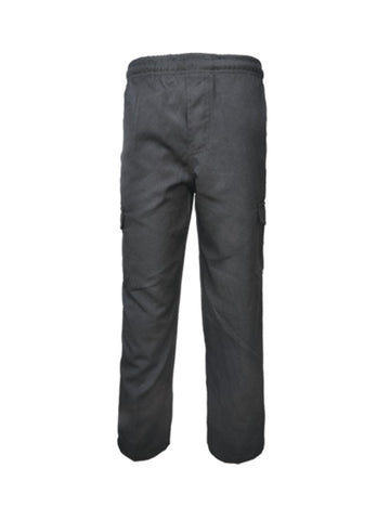 Kids School Cargo Pants in Grey