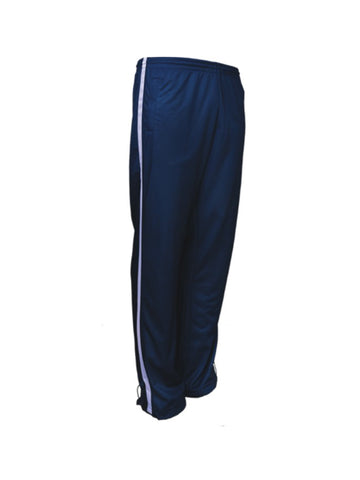 Unisex Adults Elite Sports Track Pants in Navy/White
