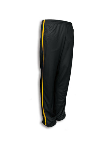 Kids Elite Sports Track Pants in Black/Gold