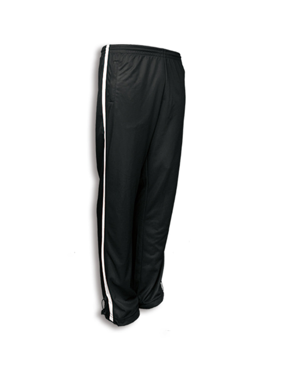 Kids Elite Sports Track Pants in Black/White