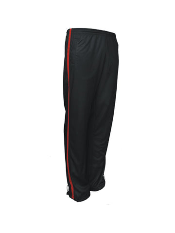 Kids Elite Sports Track Pants in Black/Red