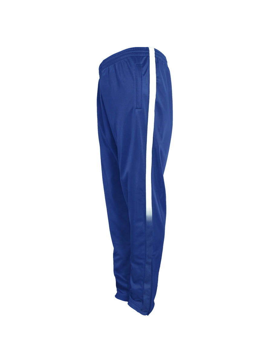Unisex Adults Sublimates Track Pants with Lining in Royal/White