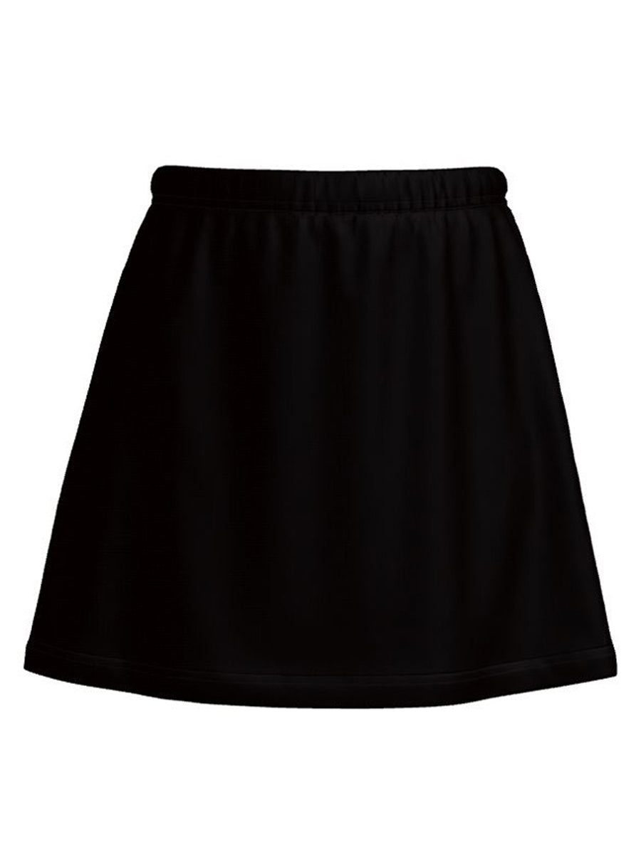Cotton Back Skort in Black