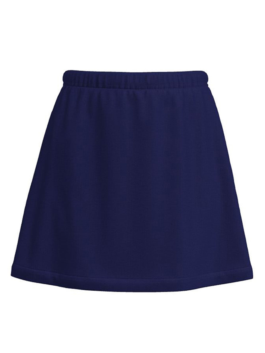 Cotton Back Skort in Navy