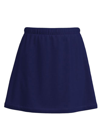 Cotton Back Skort in Navy