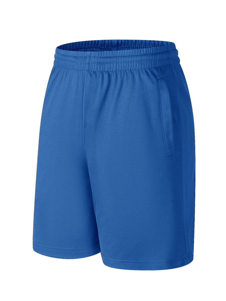 Cotton Back Short in Royal