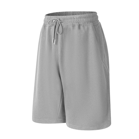 Polar Fleece Track Shorts in Grey Marle