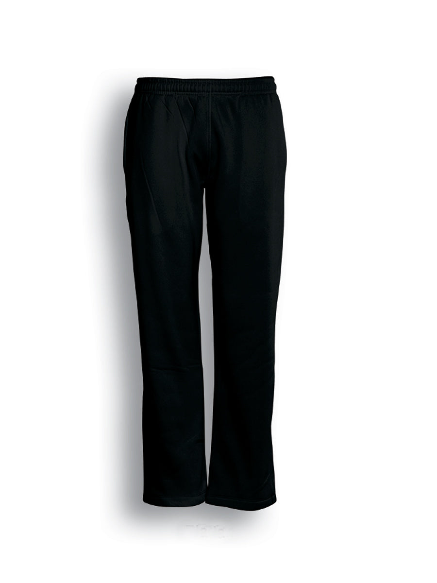 Kids Elastic Waist Track Pant in Black