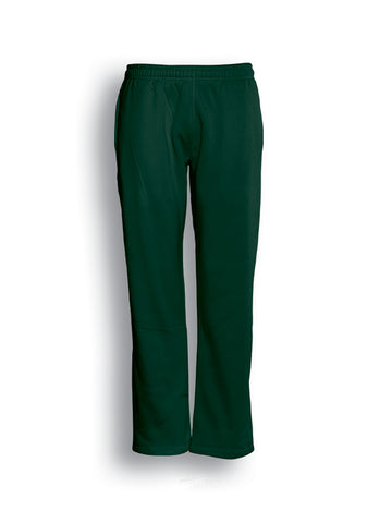 Kids Elastic Waist Track Pant in Bottle Green