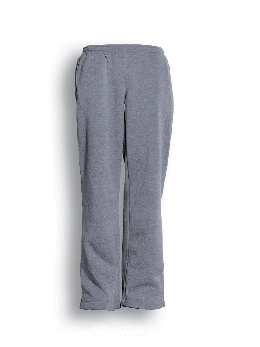 Unisex Adults Elastic Waist Track Pant in Grey Marle
