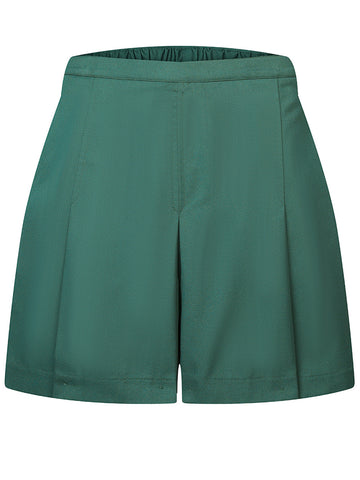 School Culottes in Bottle Green
