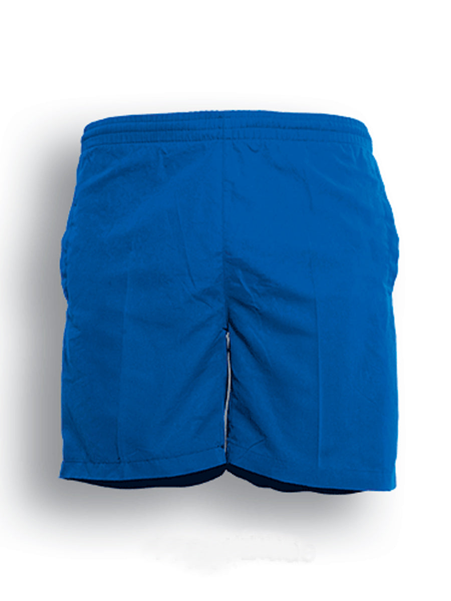 Unisex Adults Peach Skin Microfibre Shorts in Royal