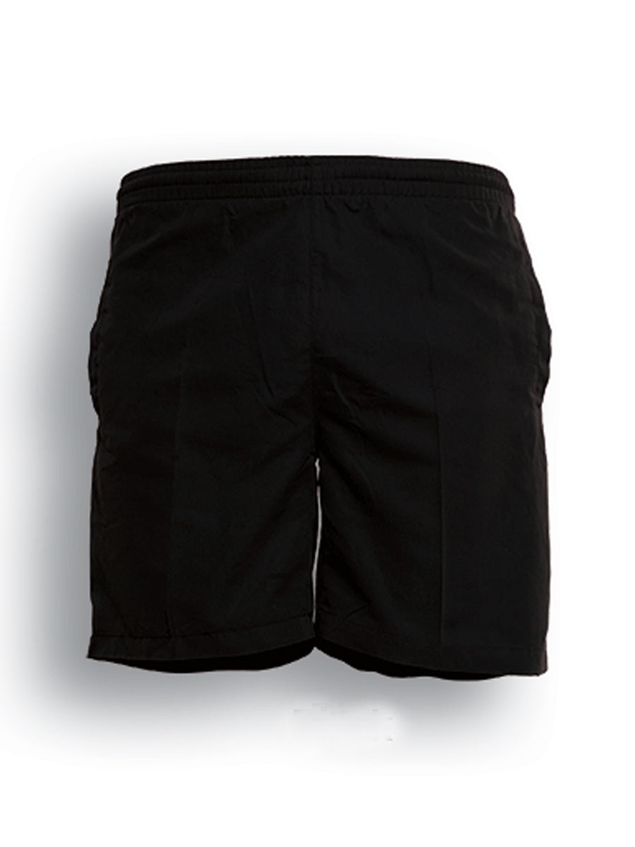 Kids Peach Skin Microfibre Shorts in Black