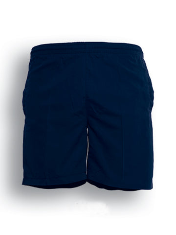 Kids Peach Skin Microfibre Shorts in Navy