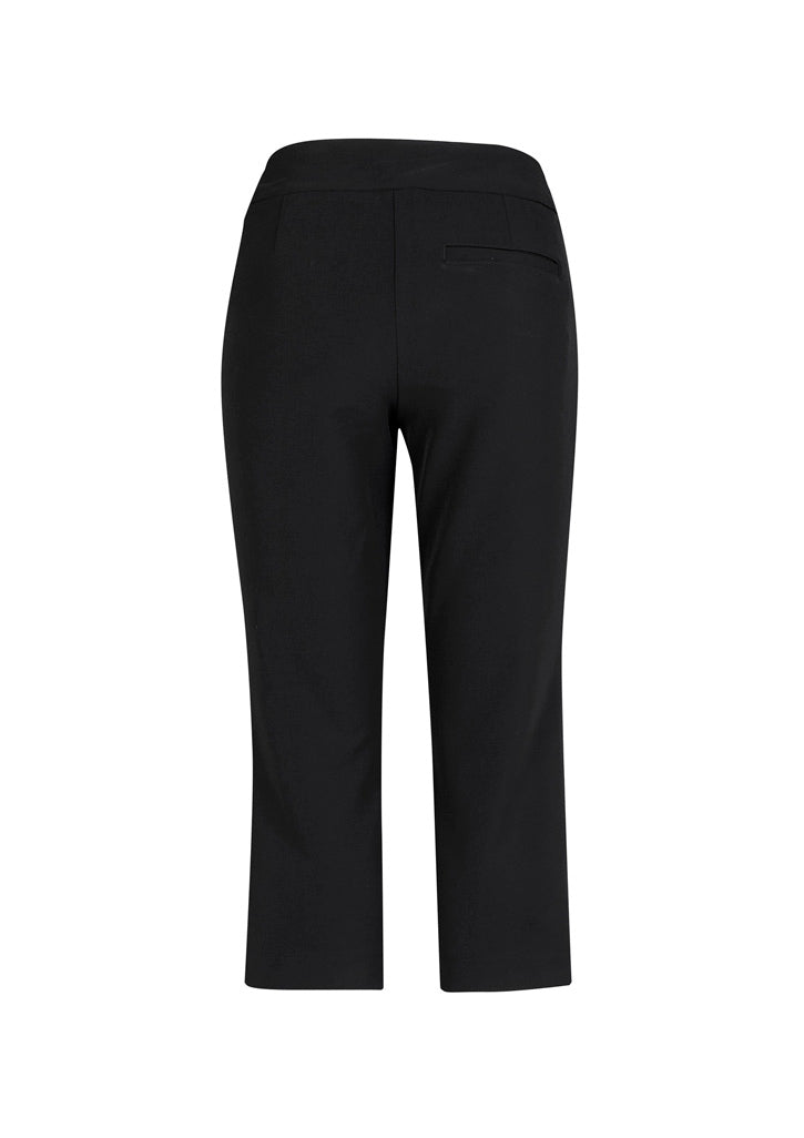Jane Womens 3/4 Length Stretch Pant Black back view
