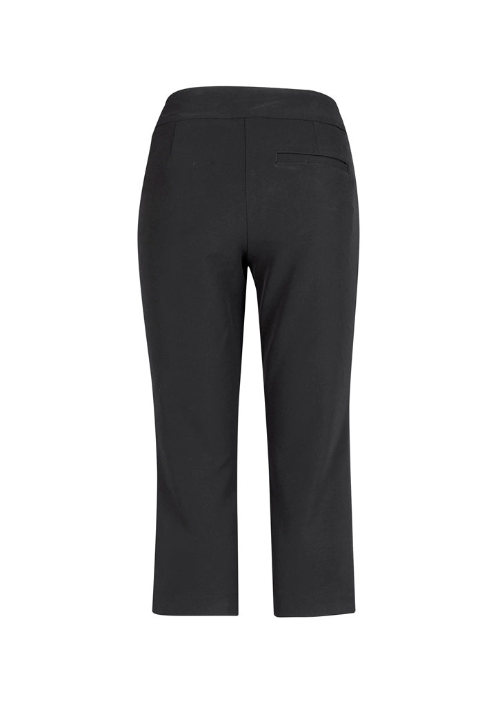 Jane Womens 3/4 Length Stretch Pant Charcoal back view