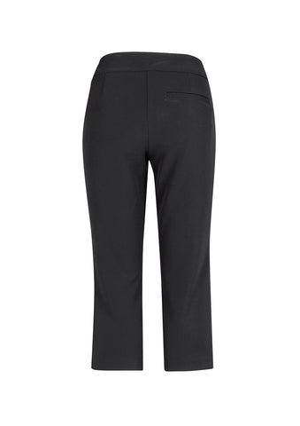 Jane Womens 3/4 Length Stretch Pant Charcoal back view