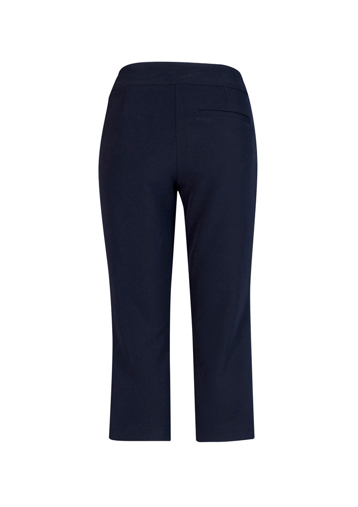 Jane Womens 3/4 Length Stretch Pant Navy back view