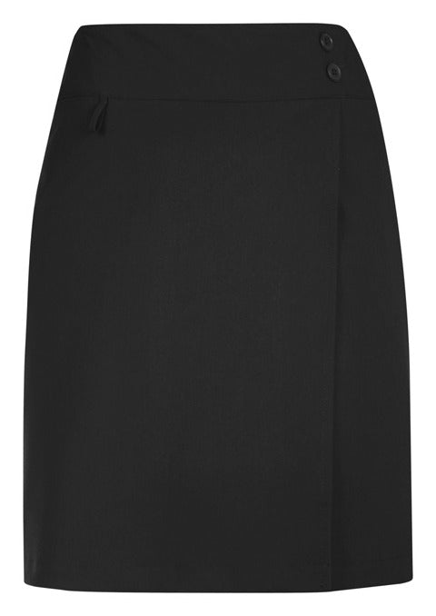 Comfort Waist Womens Skort Black front view