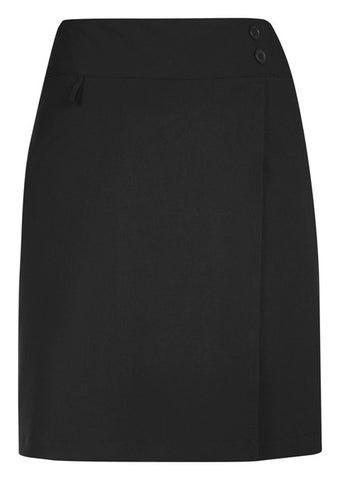 Comfort Waist Womens Skort Black front view