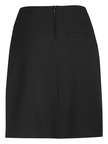 Comfort Waist Womens Skort Black back view