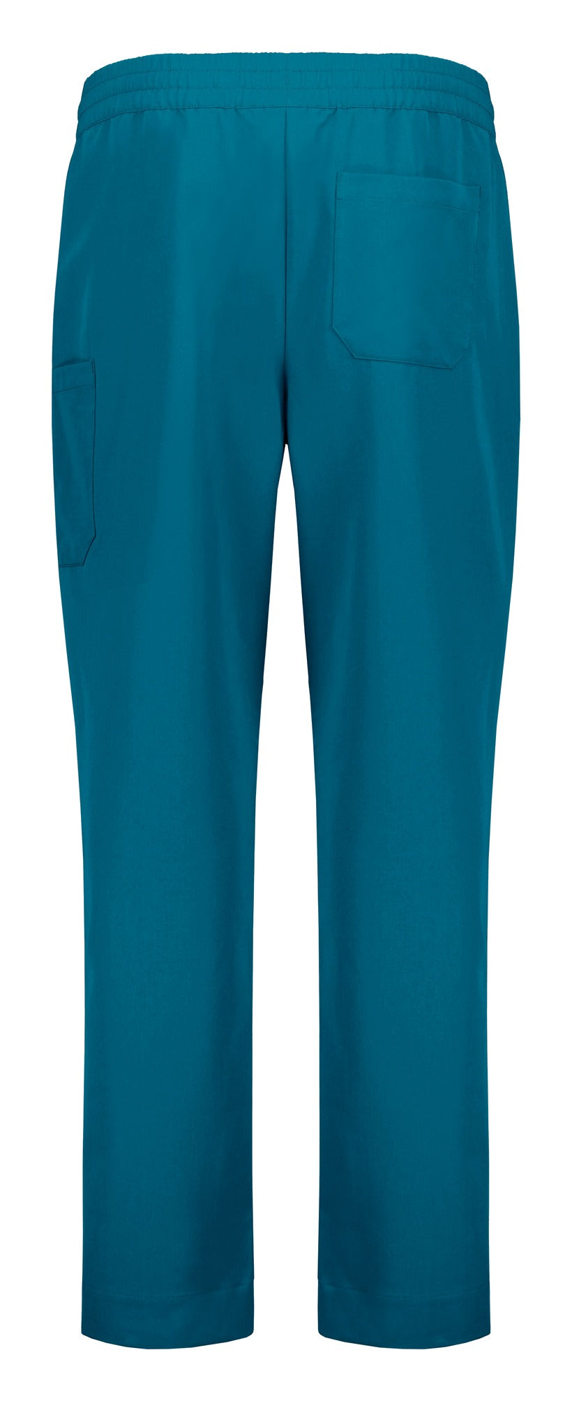 Pulse Unisex Straight Leg Scrub Pant Caribbean Blue back view