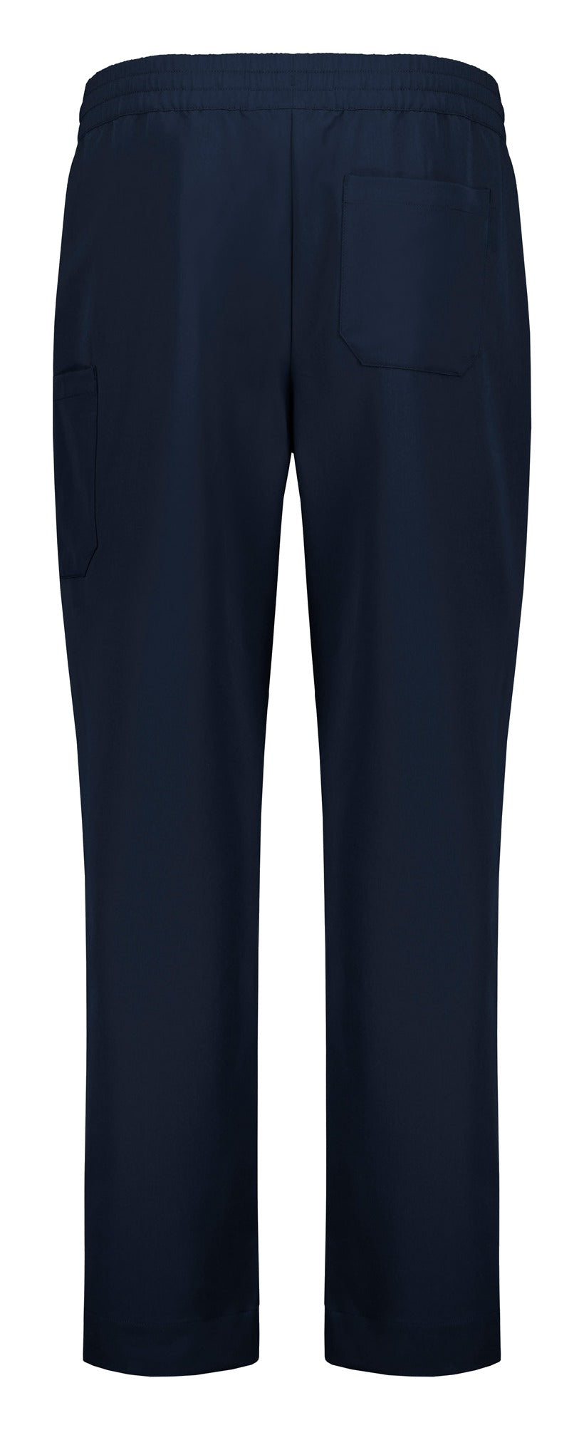 Pulse Unisex Straight Leg Scrub Pant Midnight Navy back view