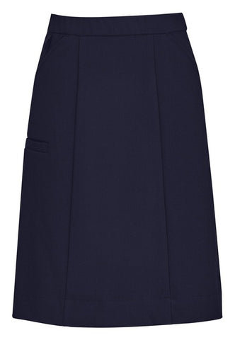 Comfort Waist Womens Cargo Skirt in Navy
