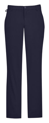 Comfort Waist Mens Flat Front Pant in Navy