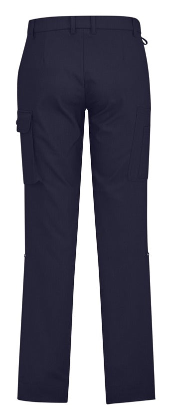 Comfort Waist Mens Cargo Pant Navy back view