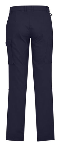 Comfort Waist Mens Cargo Pant Navy back view