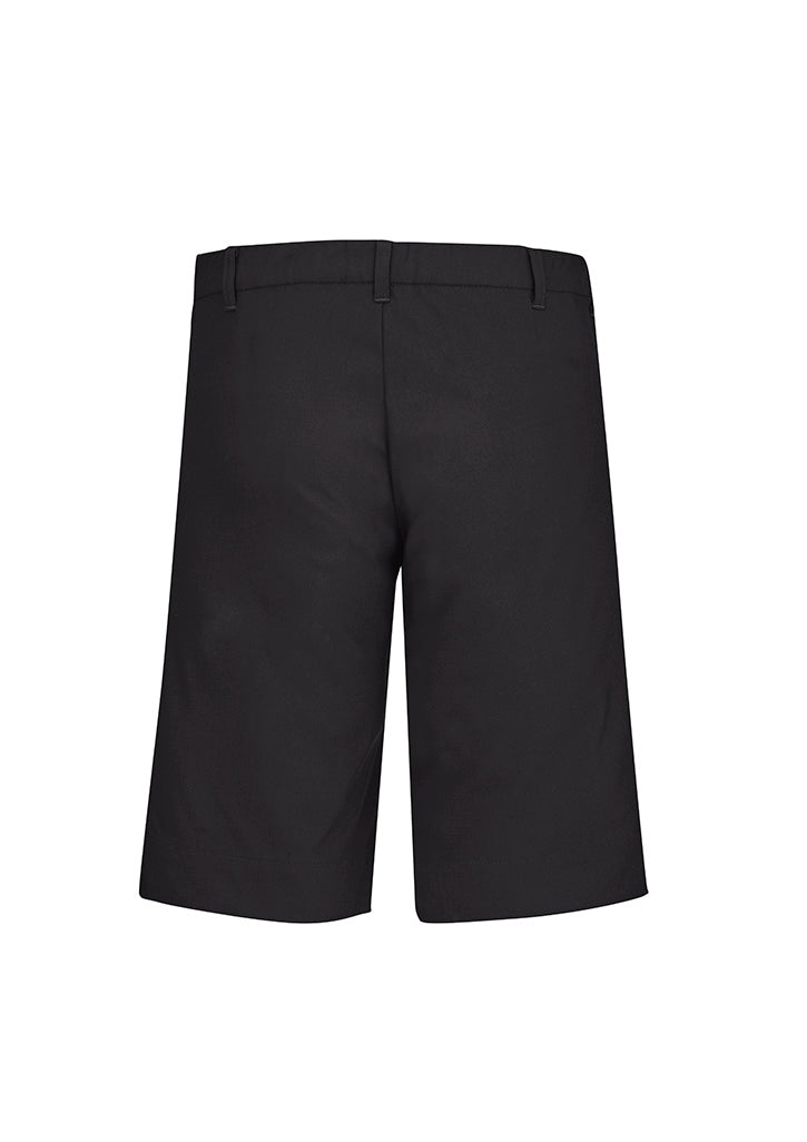 Comfort Waist Mens Cargo Short Charcoal back view