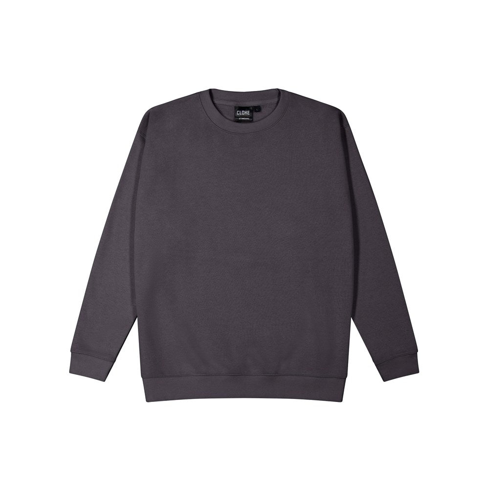 CLOKE - Standard Crew Neck Sweat - CSI - Charcoal