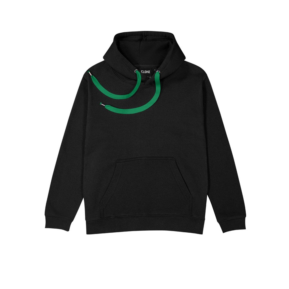 CLOKE - ColourMe Hoodie - DCH - Black/Kelly